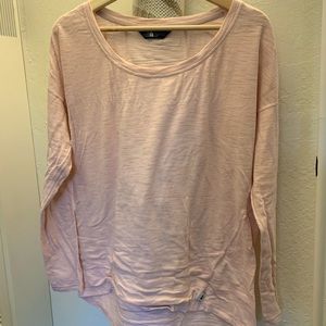 Light pink North Face long sleeve top, size M